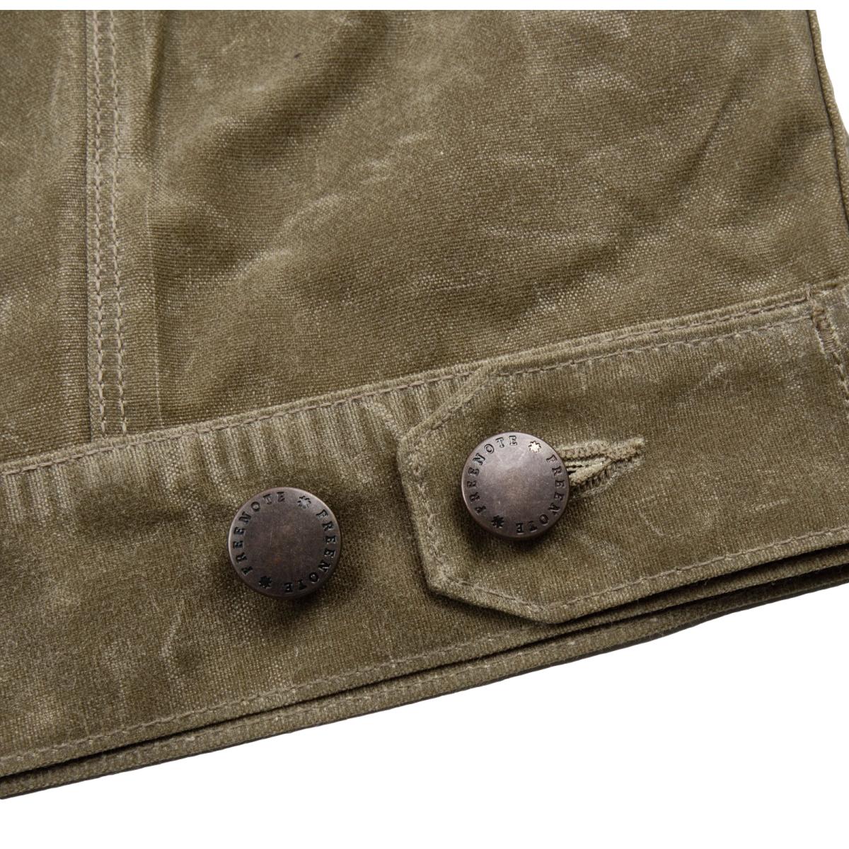 Riders Jacket Waxed Canvas Tobacco Red Interior - Jacket