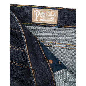 Rinsed Portola Classic Taper 15oz Indigo Denim - Denim