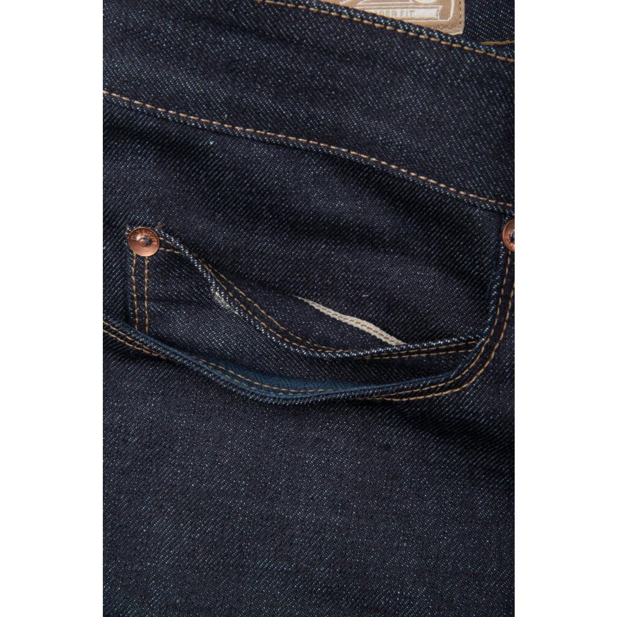 Rinsed Portola Classic Taper 15oz Indigo Denim - Denim