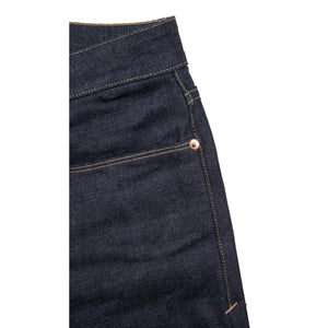 Rinsed Portola Classic Taper 15oz Indigo Denim - Denim