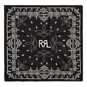 Rios Cotton Bandanna Black - Bandanna