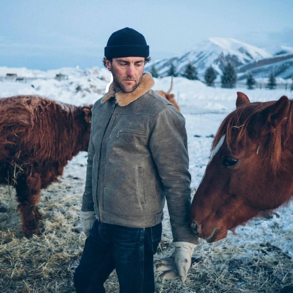 RJ-2 Waxed Canvas 20 Ounce Tobacco - Jacket