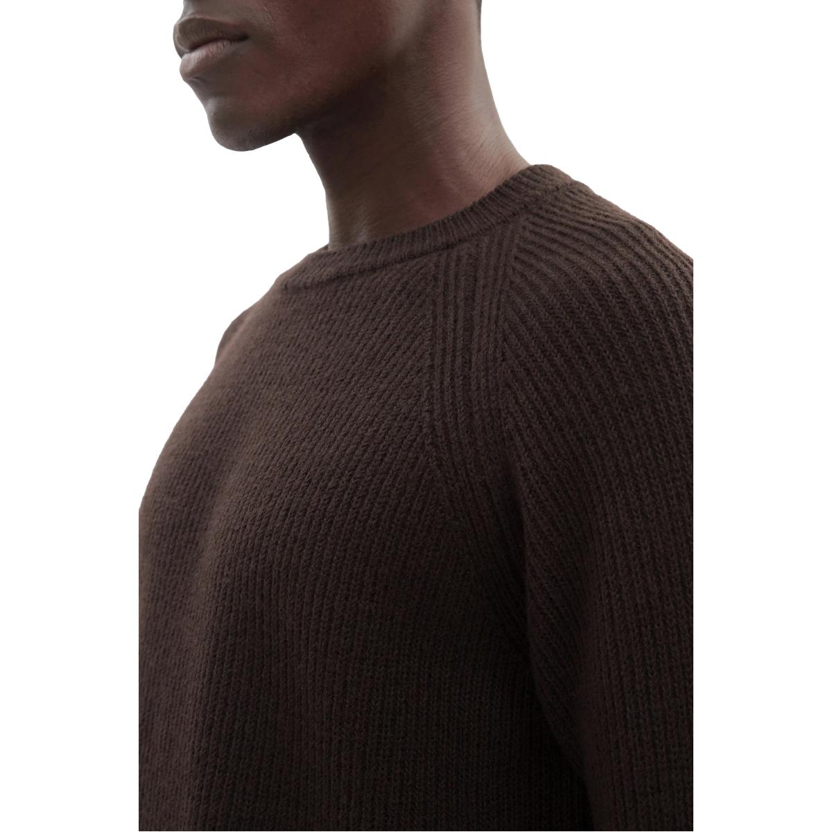 Roald Cotton Wool Espresso - Sweater