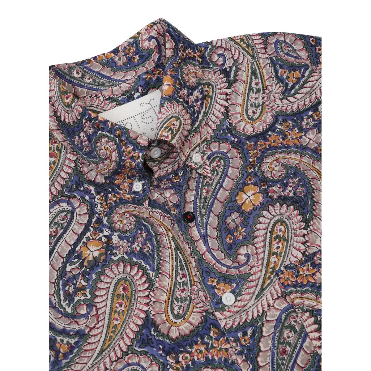 Ron Short Sleeve Shirt Block Print - Short Sleeve Shirt