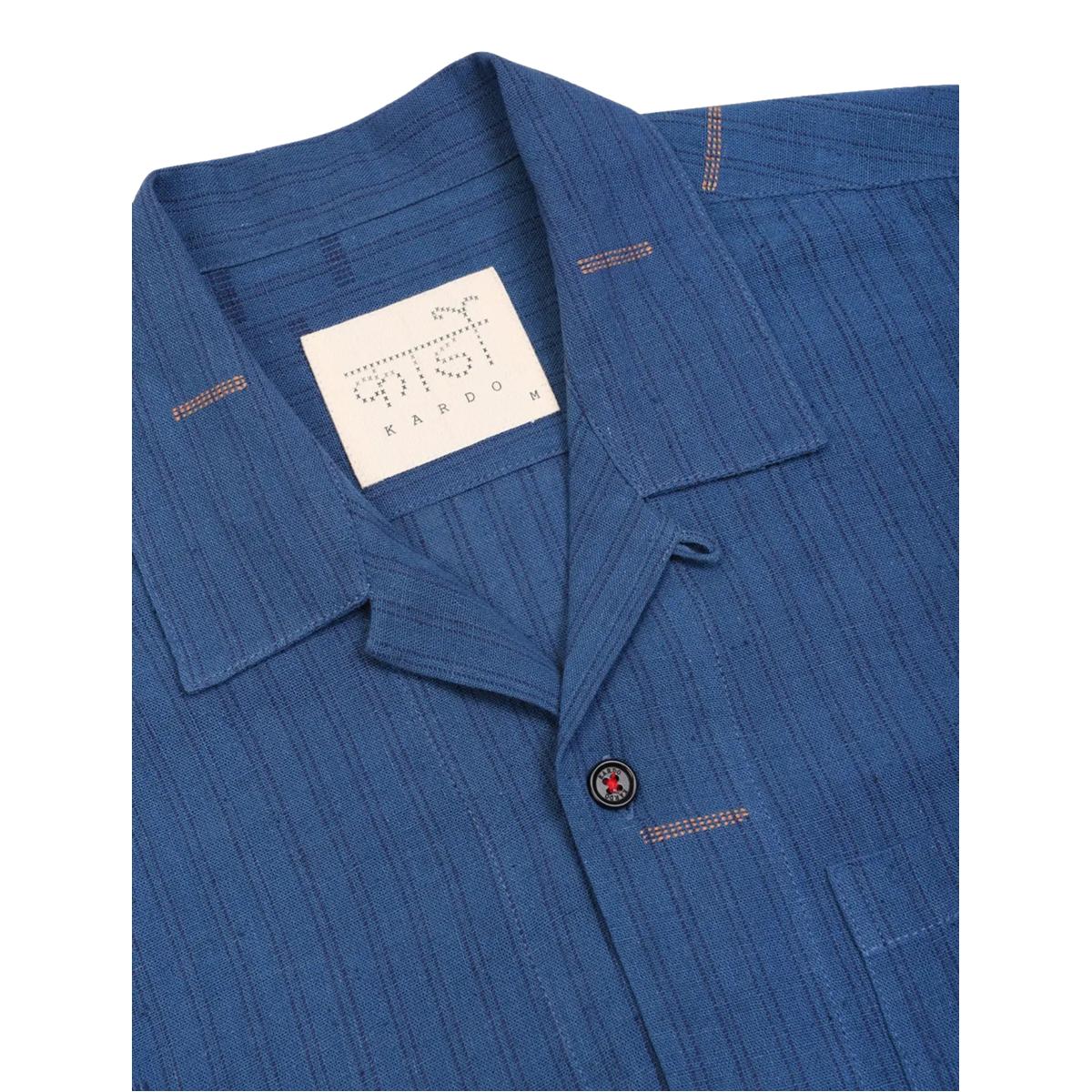 Ronen Short Sleeve Shirt Blue - Short Sleeve Shirt