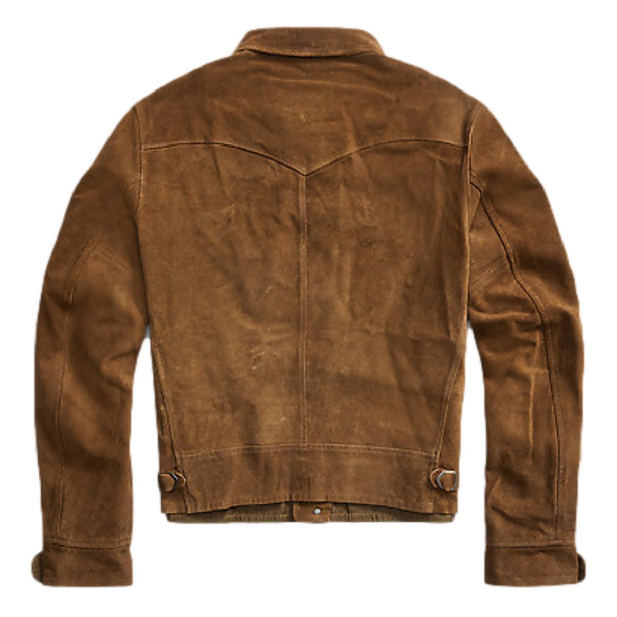 Roughout Suede Jacket Brown - Suede Jacket