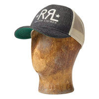 RRL Ranch Logo Denim Trucker Cap - Hat
