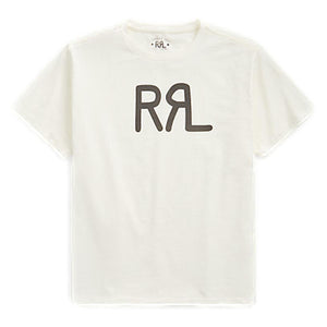 RRL Ranch Logo T-Shirt Paper White - T Shirt