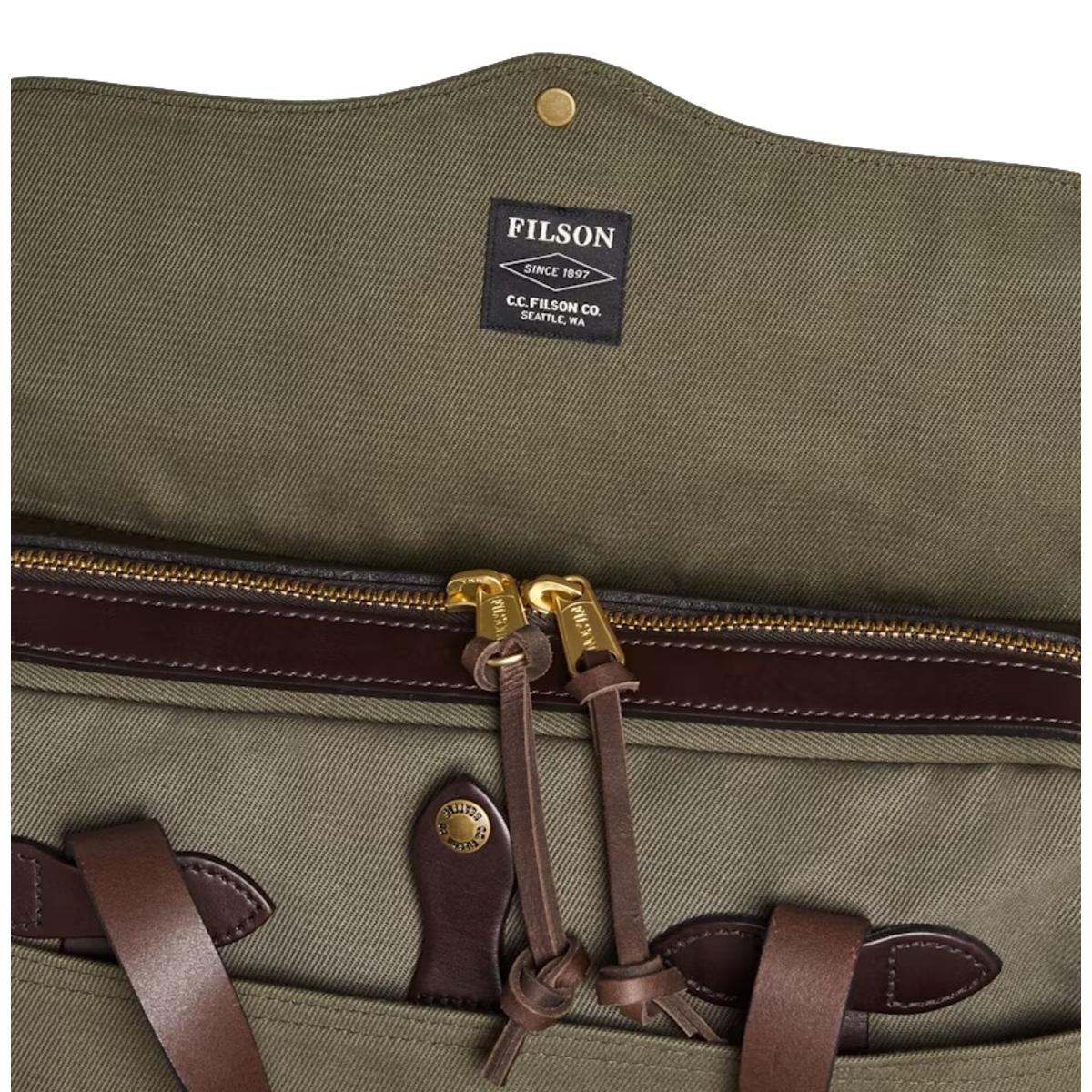 Rugged Twill Original Briefcase Otter Green - Briefcase