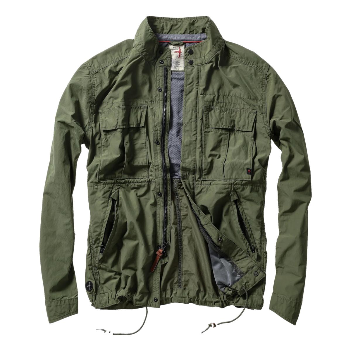 Sailcloth Tanker Bright Army - outerwear
