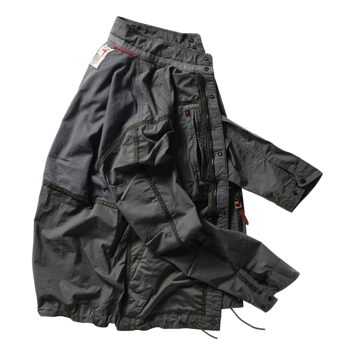 Sailcloth Tanker Steel Grey - outerwear