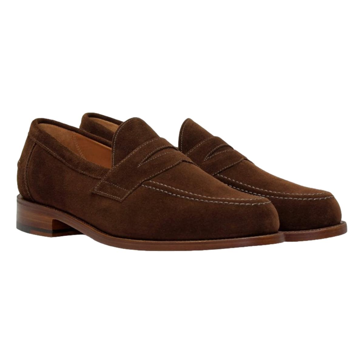 Sanders Aldwych Polo Snuff Suede Loafer - Shoes/Boots