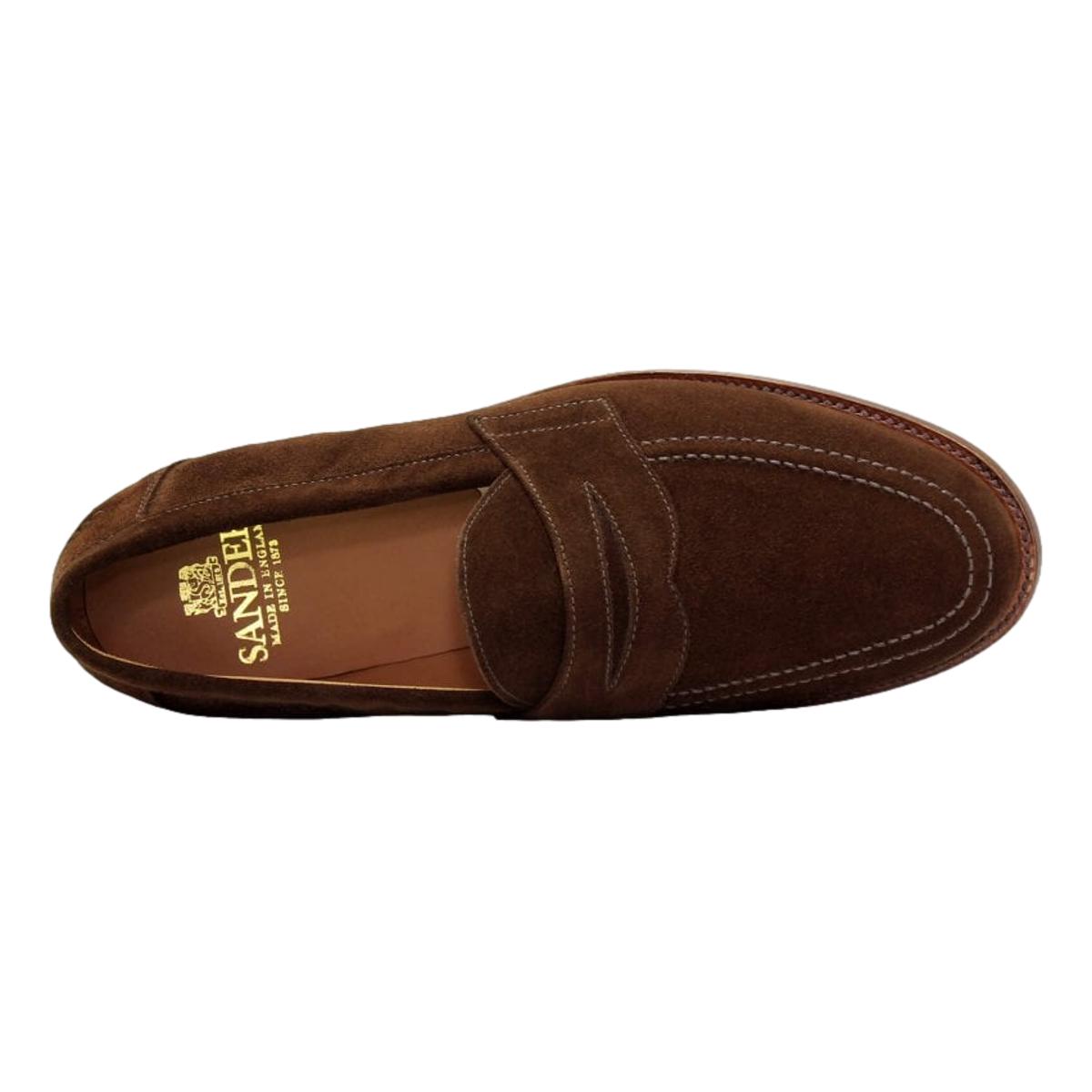 Sanders Aldwych Polo Snuff Suede Loafer - Shoes/Boots