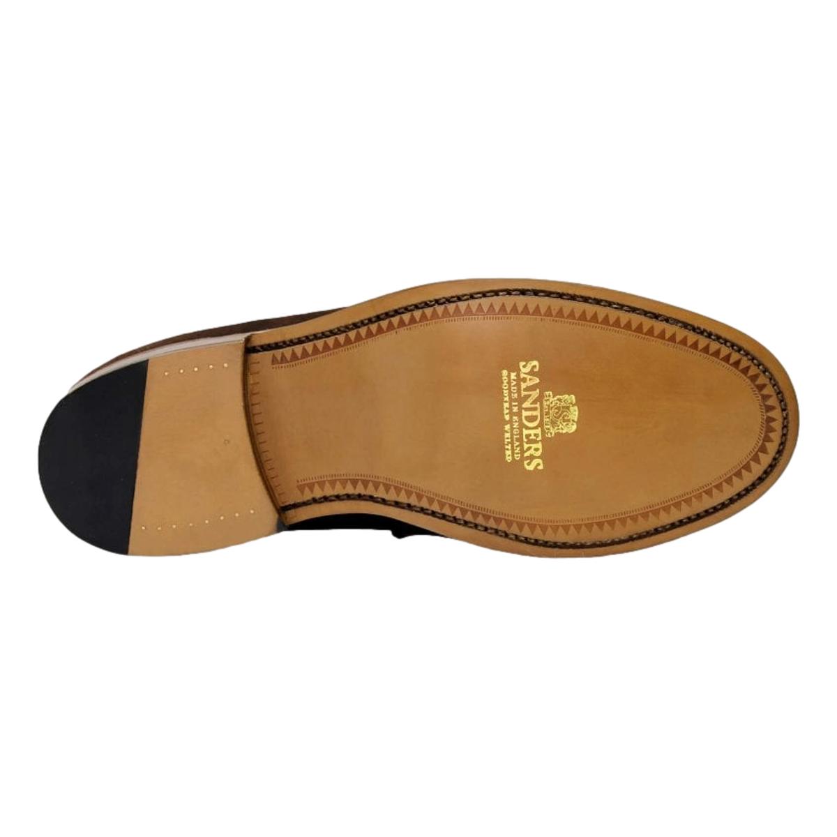 Sanders Aldwych Polo Snuff Suede Loafer - Shoes/Boots