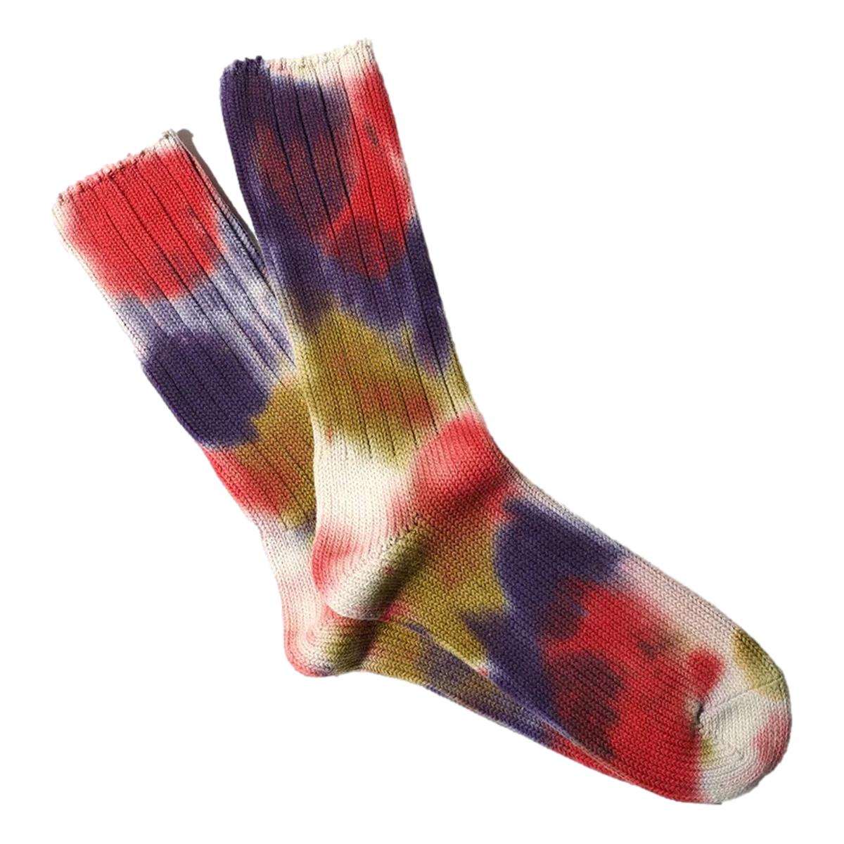 Scatter Dye Crew D.Violet - Socks