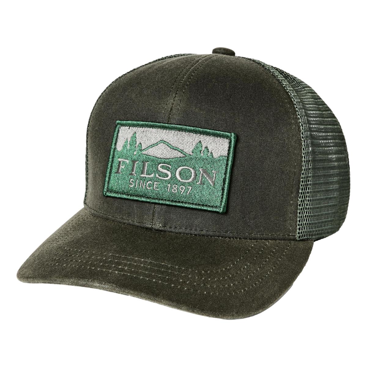 Scenic Waxed Logger Cap Otter Green - Hat