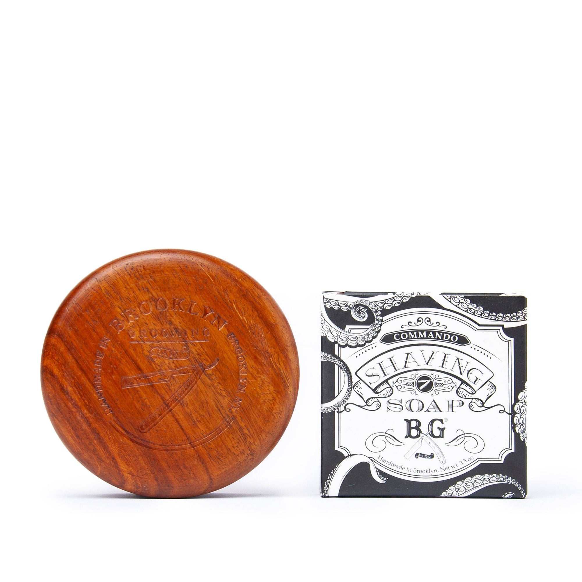 Shaving Bowl and Soap Set: Dark Oak / Beard Soap