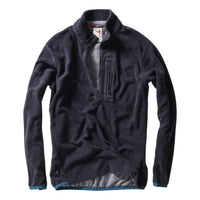 Sheared Fleece Half-Zip Dk Navy - Fleece
