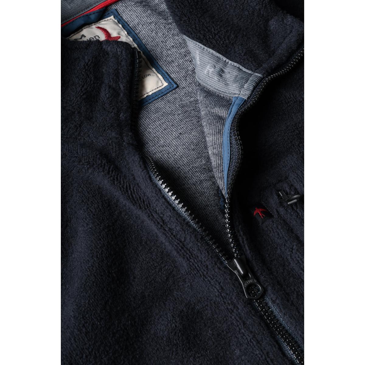 Sheared Fleece Half-Zip Dk Navy - Fleece