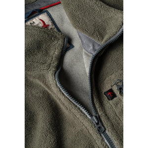 Sheared Fleece Half-Zip Olive fade - Fleece