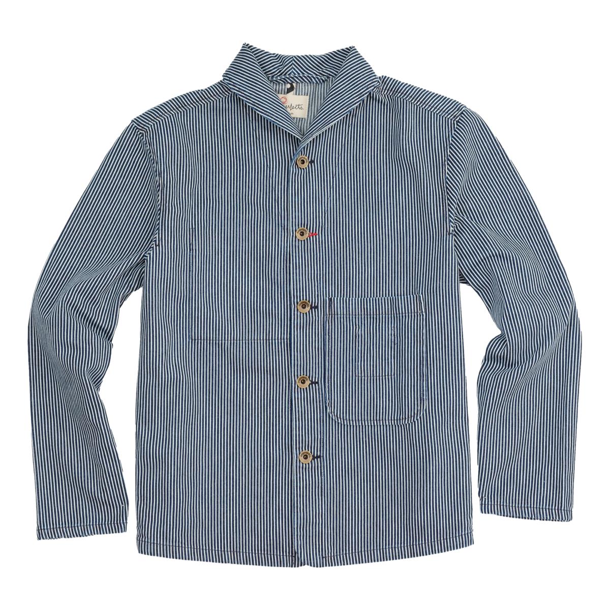 Shepherds Shirt Indigo Hickory Stripe Shirts