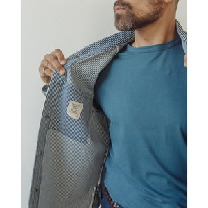 Shepherds Shirt Indigo Hickory Stripe Shirts