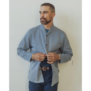 Shepherds Shirt Indigo Hickory Stripe Shirts