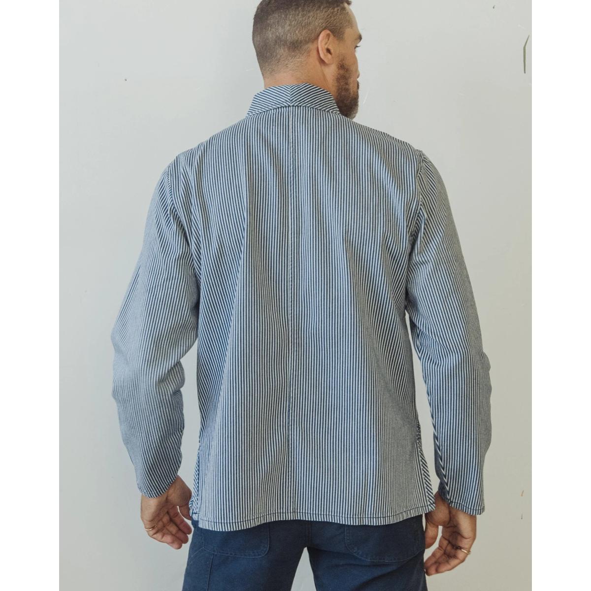 Shepherds Shirt Indigo Hickory Stripe Shirts