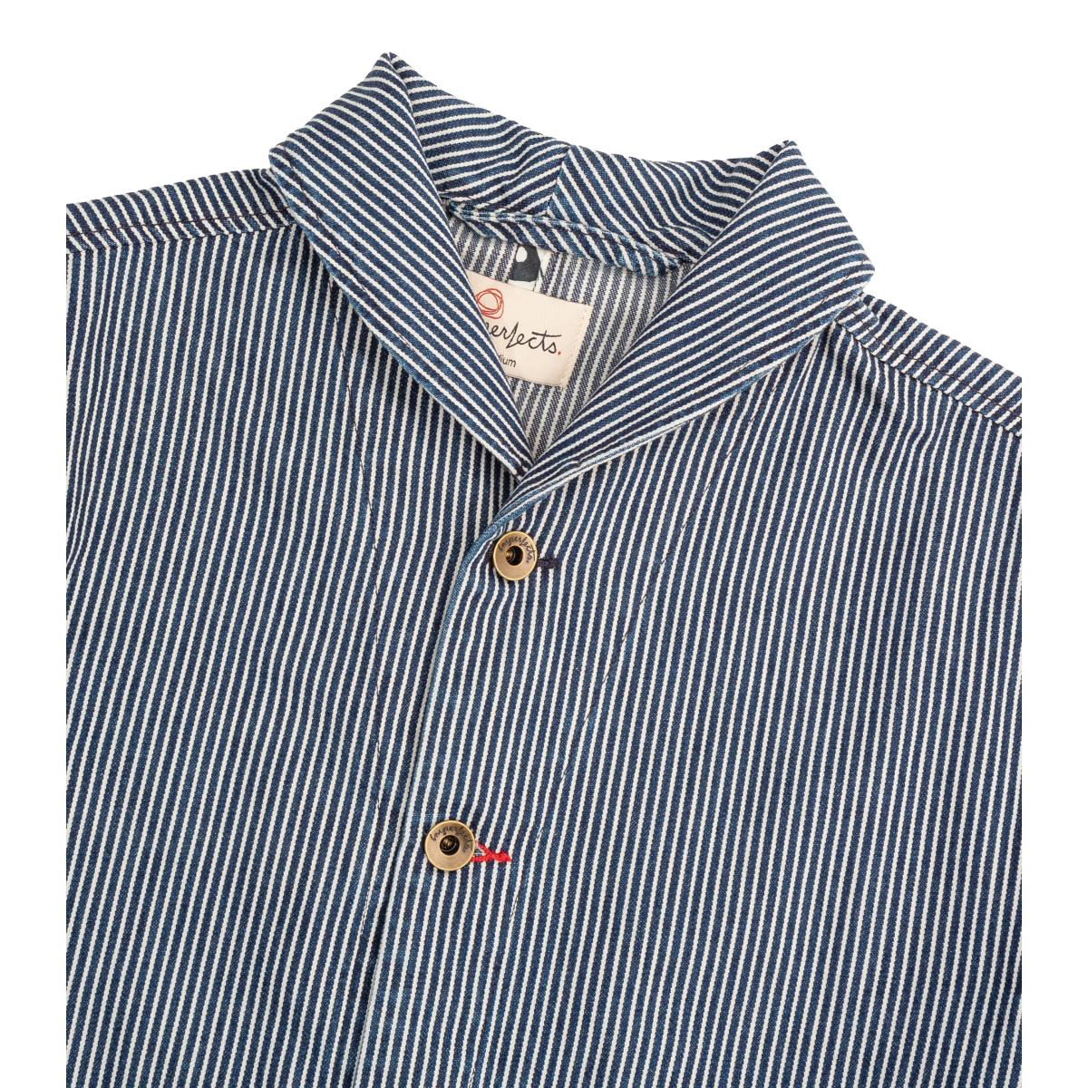 Shepherds Shirt Indigo Hickory Stripe Shirts