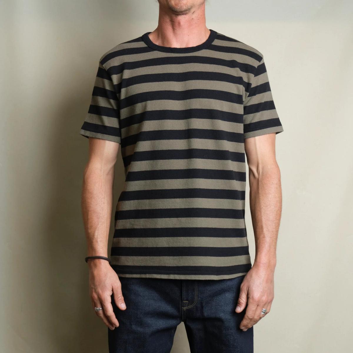 Shifter S/S Tee Cedar Stripe - T Shirt