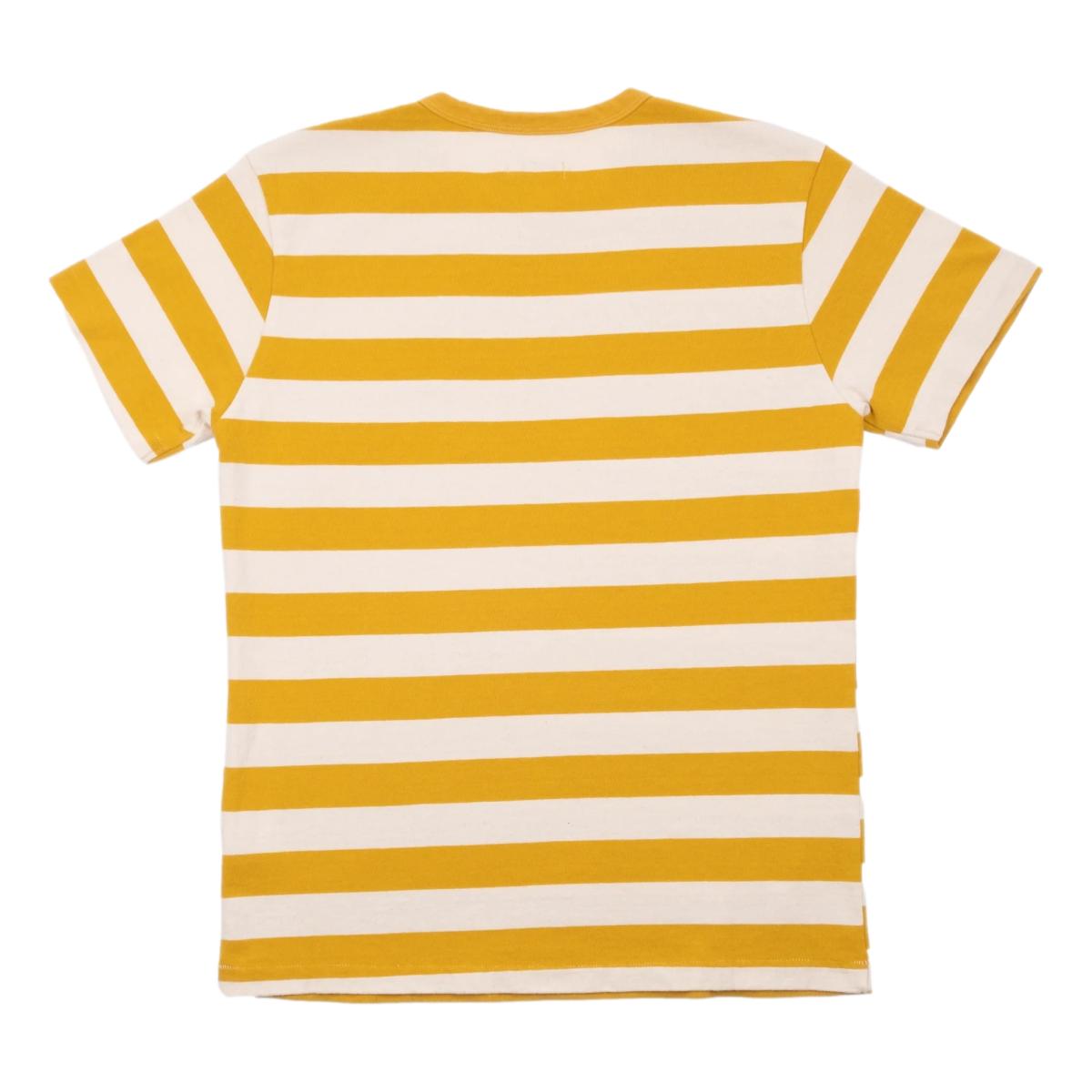Shifter S/S Tee Mustard Stripe - T Shirt
