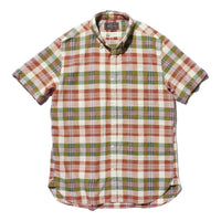 Short Sleeve B.D. Madras Brown - Shirts
