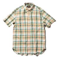 Short Sleeve B.D. Madras Mint Green - Shirts