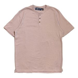 Short Sleeve Henley Dusty Cream - Henley