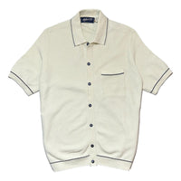 Short Sleeve Knit Shirt Natural - Shirts