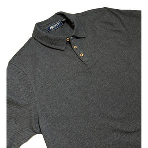 Short Sleeve Polo Navy Melange - Polo