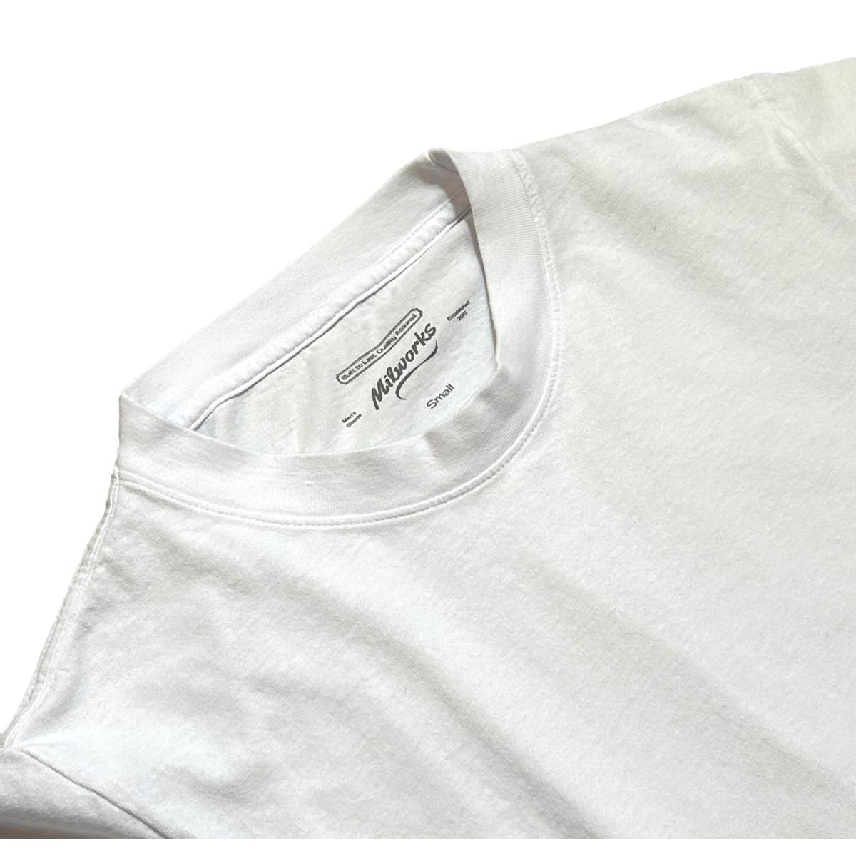 Short Sleeve Tubular Recrafted Tee White - T Shirts