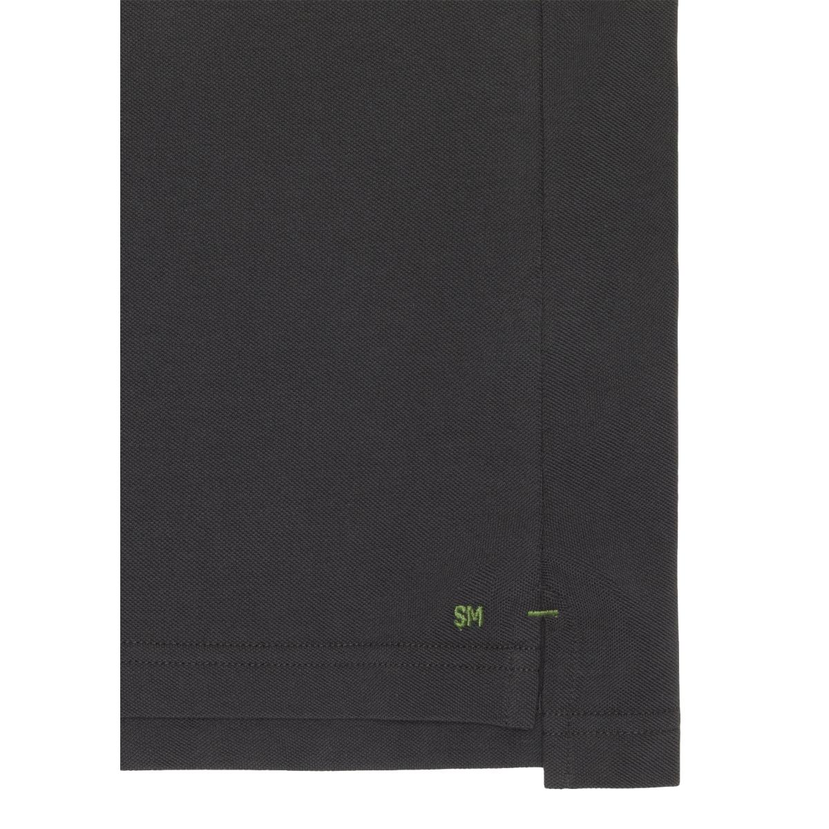 Short Sleeved Polo Coal Pima Pique polo