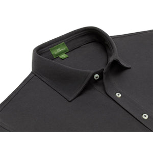 Short Sleeved Polo Coal Pima Pique polo