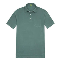 Short-Sleeved Polo Dark Spruce Pima Pique - polo