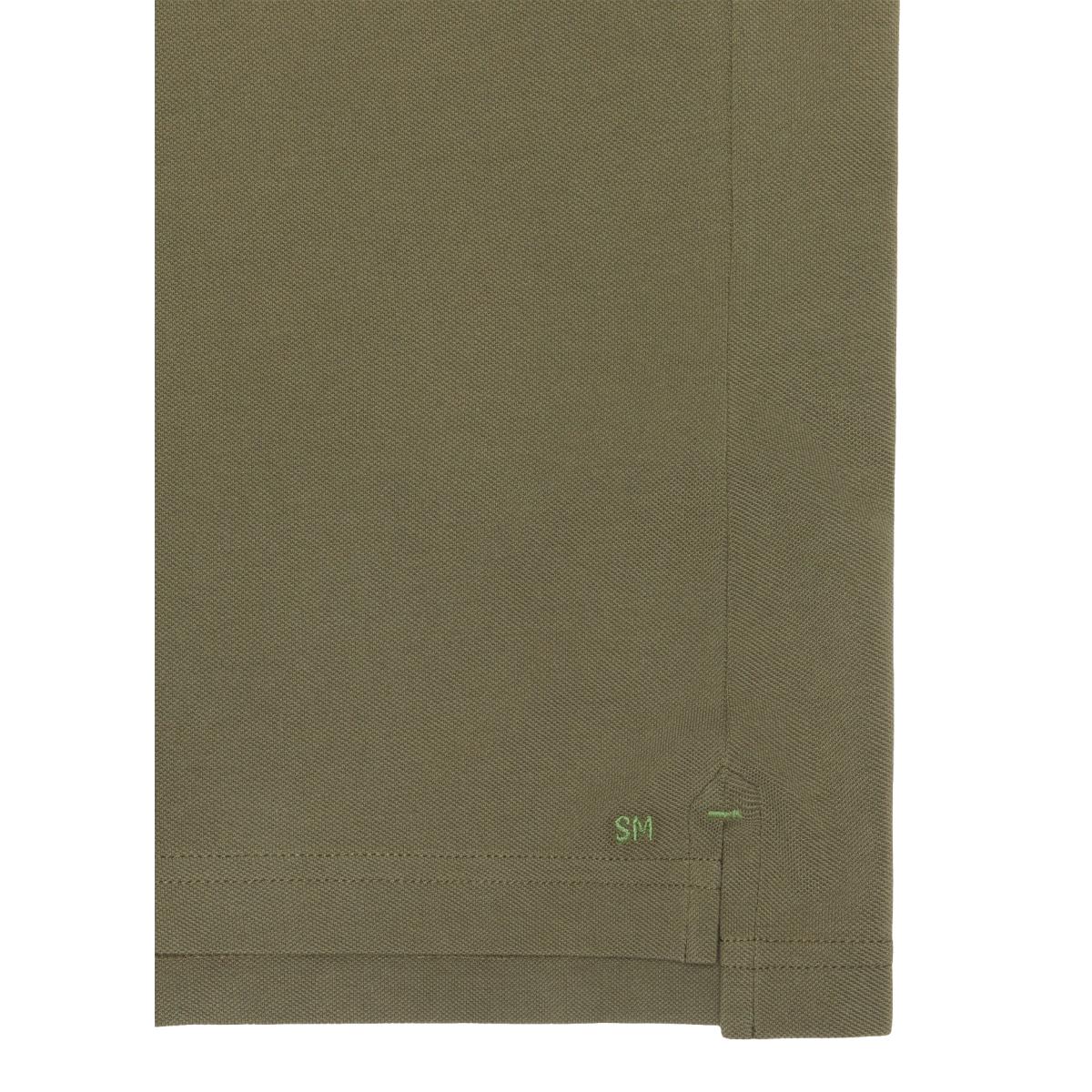 Short Sleeved Polo Olive Pima Pique polo