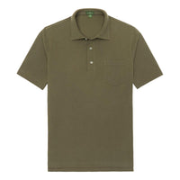 Short Sleeved Polo Olive Pima Pique polo