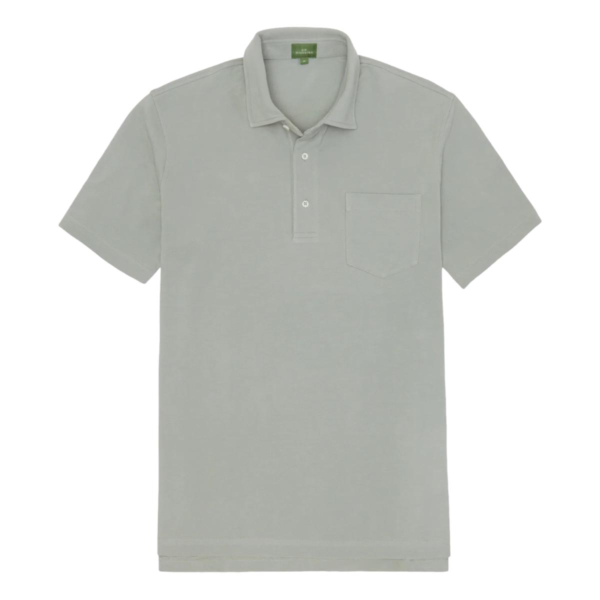 Short-Sleeved Polo Sage Pima Pique - polo