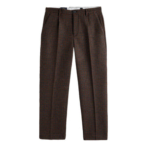 Single Pleat Trousers Pied Poule - Pants