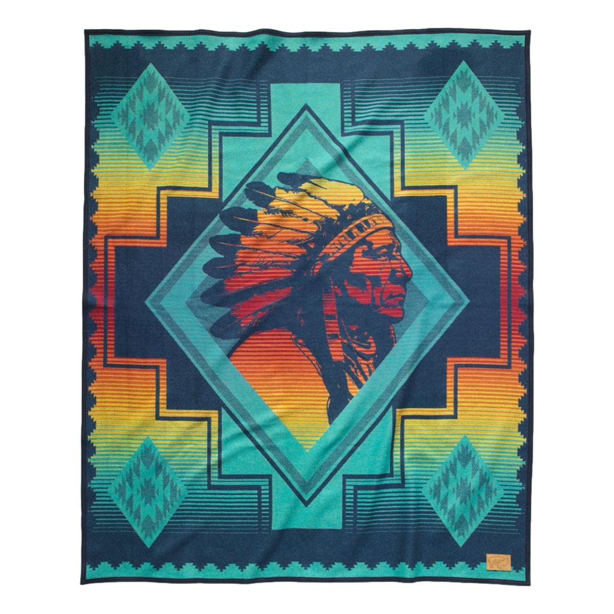 Sitting Bull Blanket Steven Paul Judd USA - Blanket
