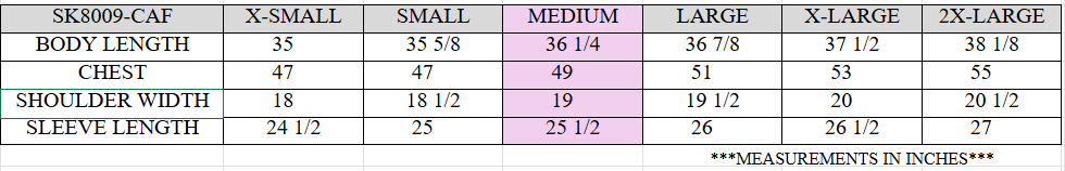 Fleece Lined Trench Kraft