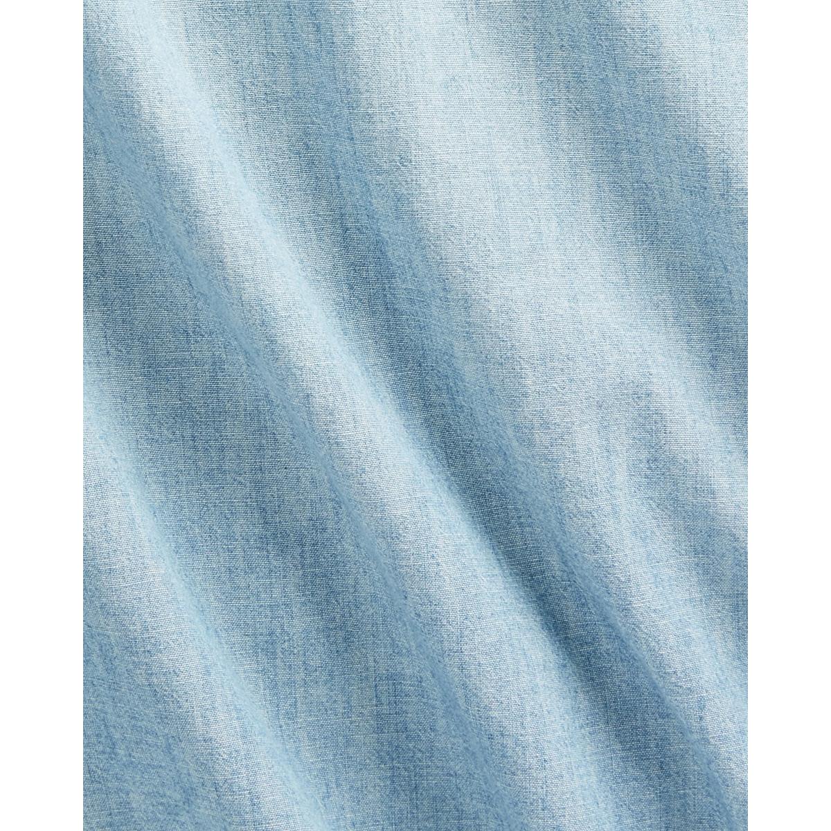 Slim Fit Chambray Western Shirt Davey Wash - Shirt