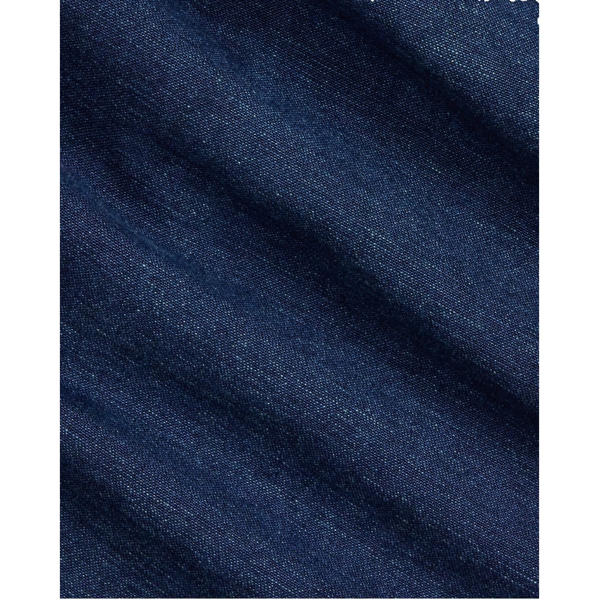 Slim Fit Indigo Chamois Western Shirt Western Shirt