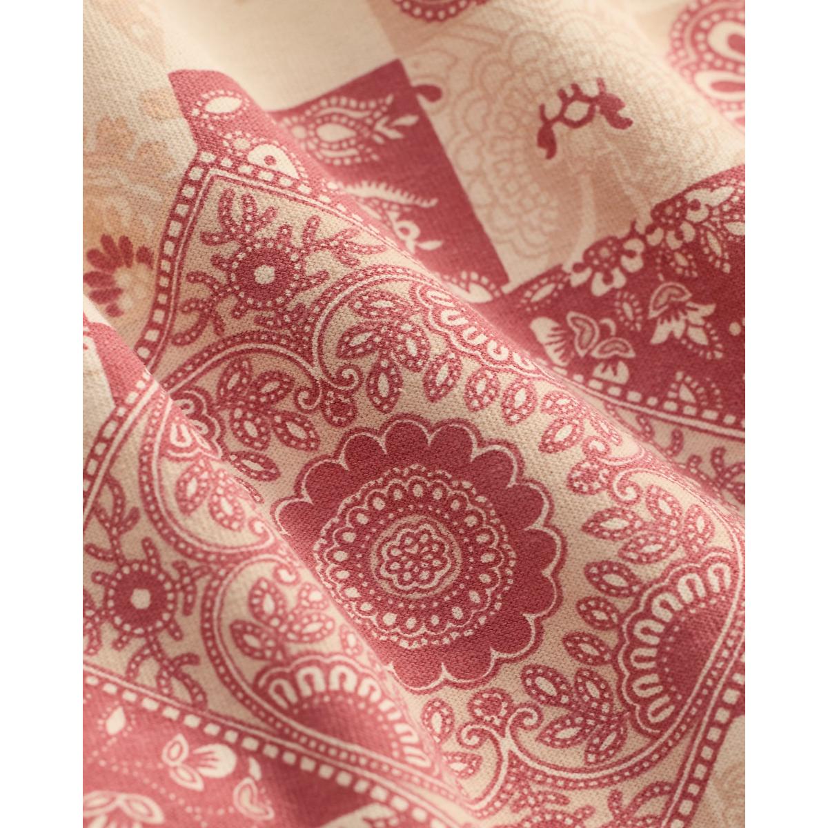 Slim Fit Jersey Western Shirt Red Multi - Shirt