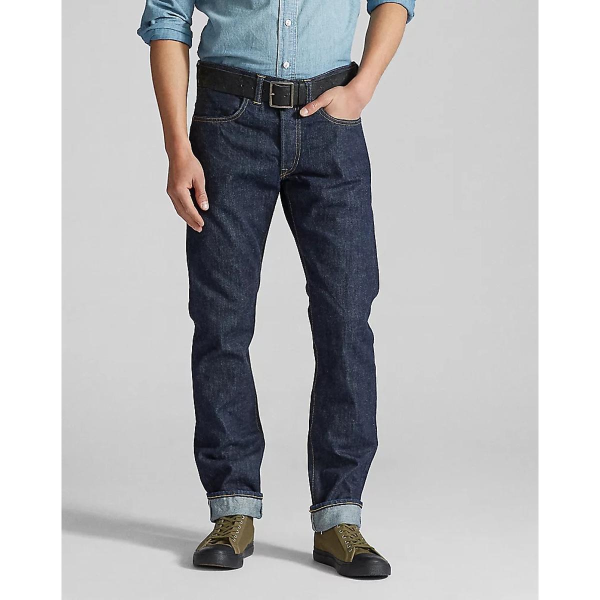 Slim Fit Selvedge Jean Once Washed - Denim